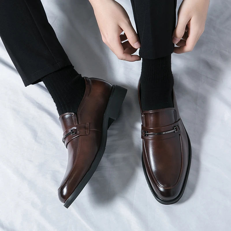 Men's Classic Leather Dress Shoes
