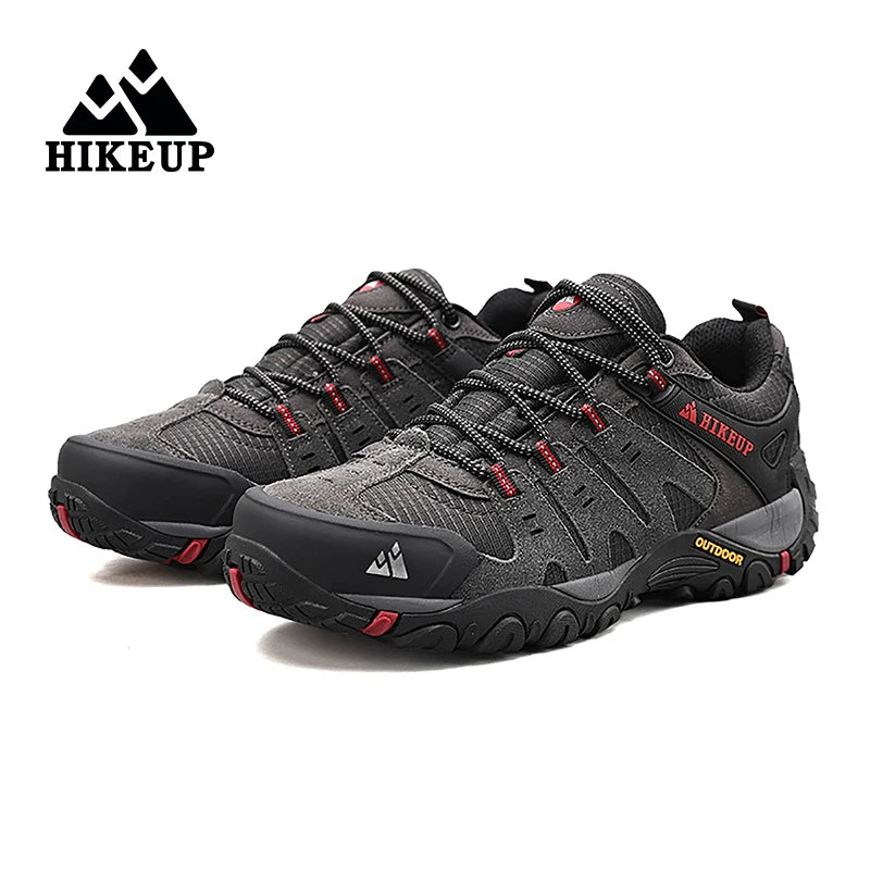 Men's Hiking Shoes Suede Leather Outdoor Shoes Wear-resistant Sneakers