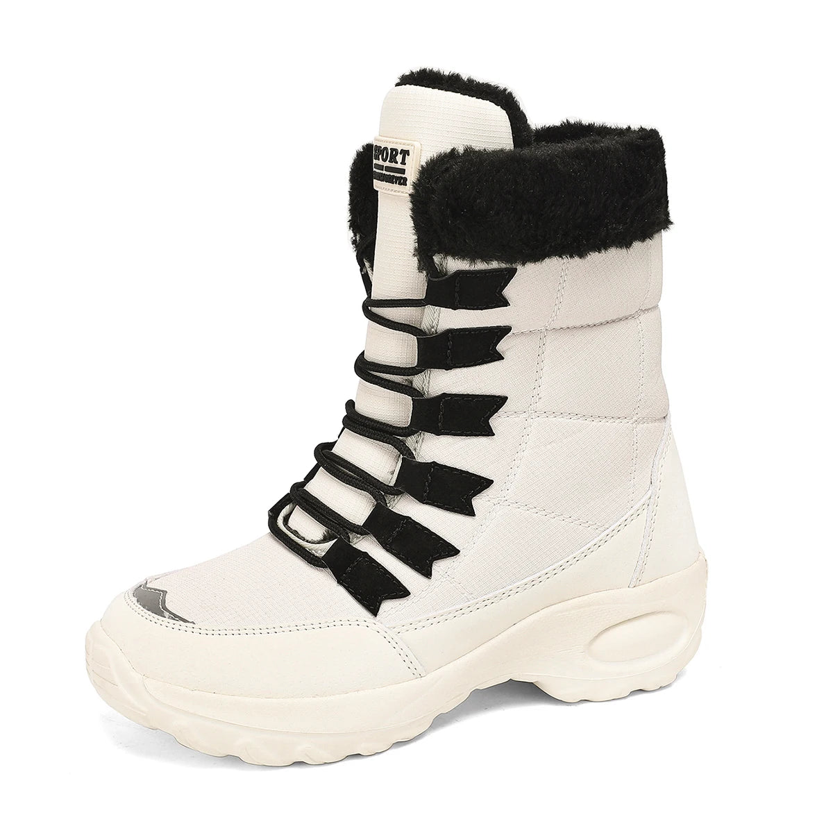 Women's  Waterproof Lace-Up Winter Boots