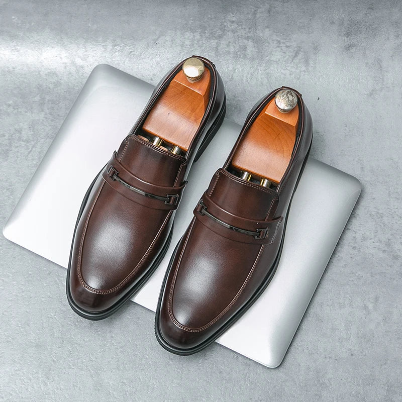 Men's Classic Leather Dress Shoes