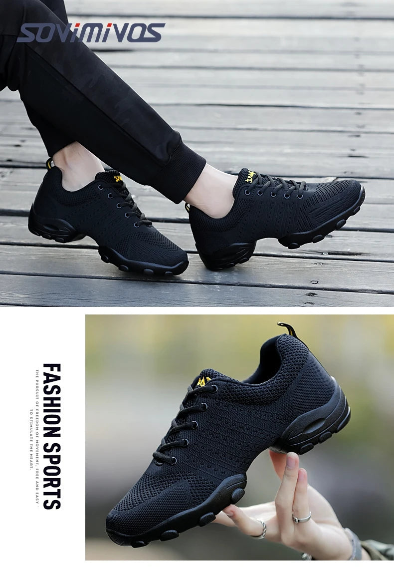 Dance Sneakers Jazz Shoes Modern Footwear for Men And Women