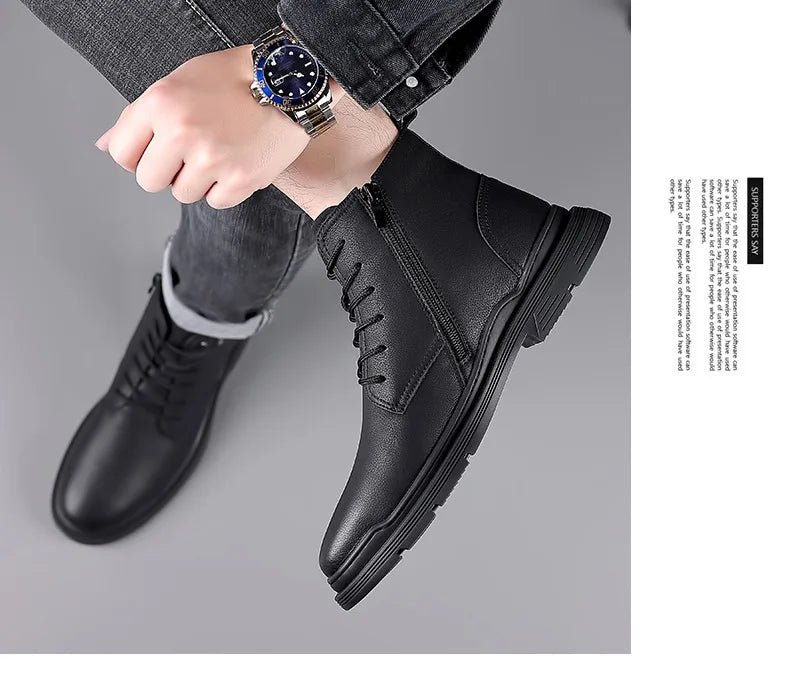 Men's Genuine Leather Boots