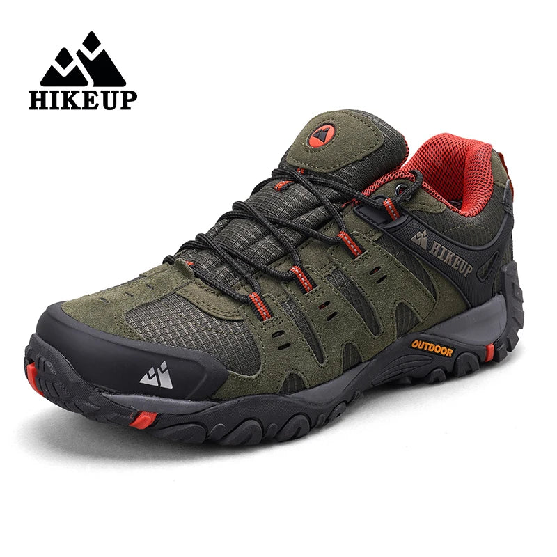 Men's Hiking Shoes Suede Leather Outdoor Shoes Wear-resistant Sneakers