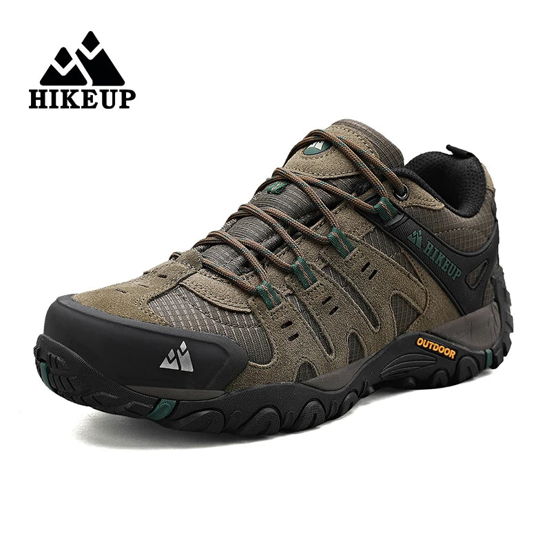 Men's Hiking Shoes Suede Leather Outdoor Shoes Wear-resistant Sneakers