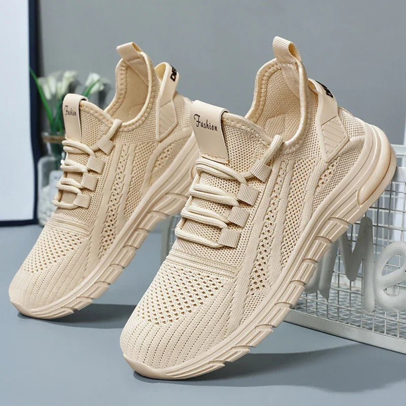 Women's Lightweight Breathable Running Sneakers - Comfortable Everyday Shoes