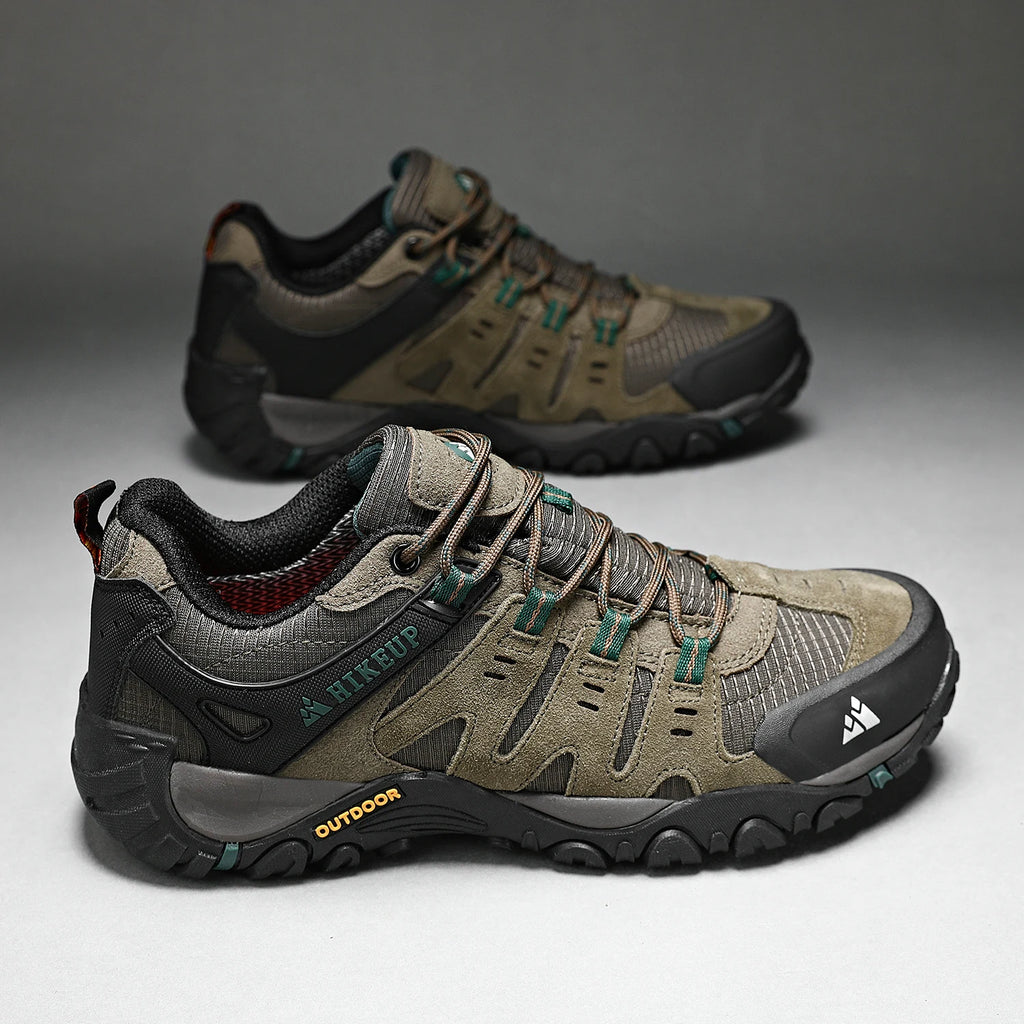 Men's Hiking Shoes Suede Leather Outdoor Shoes Wear-resistant Sneakers