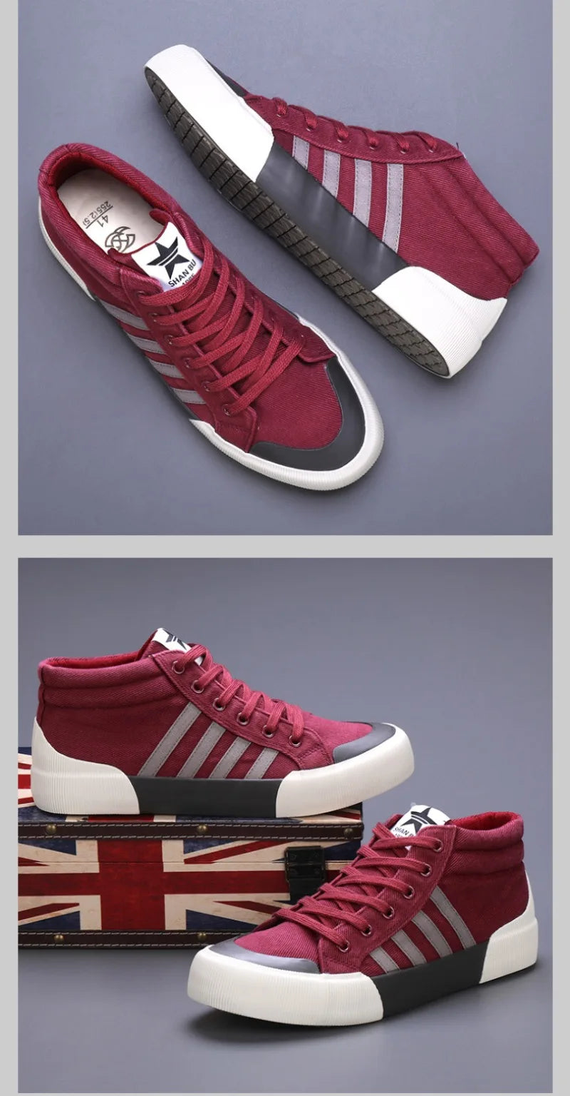Men's High Top Canvas Sneakers