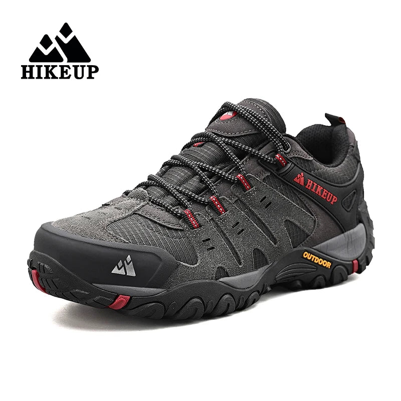 Men's Hiking Shoes Suede Leather Outdoor Shoes Wear-resistant Sneakers