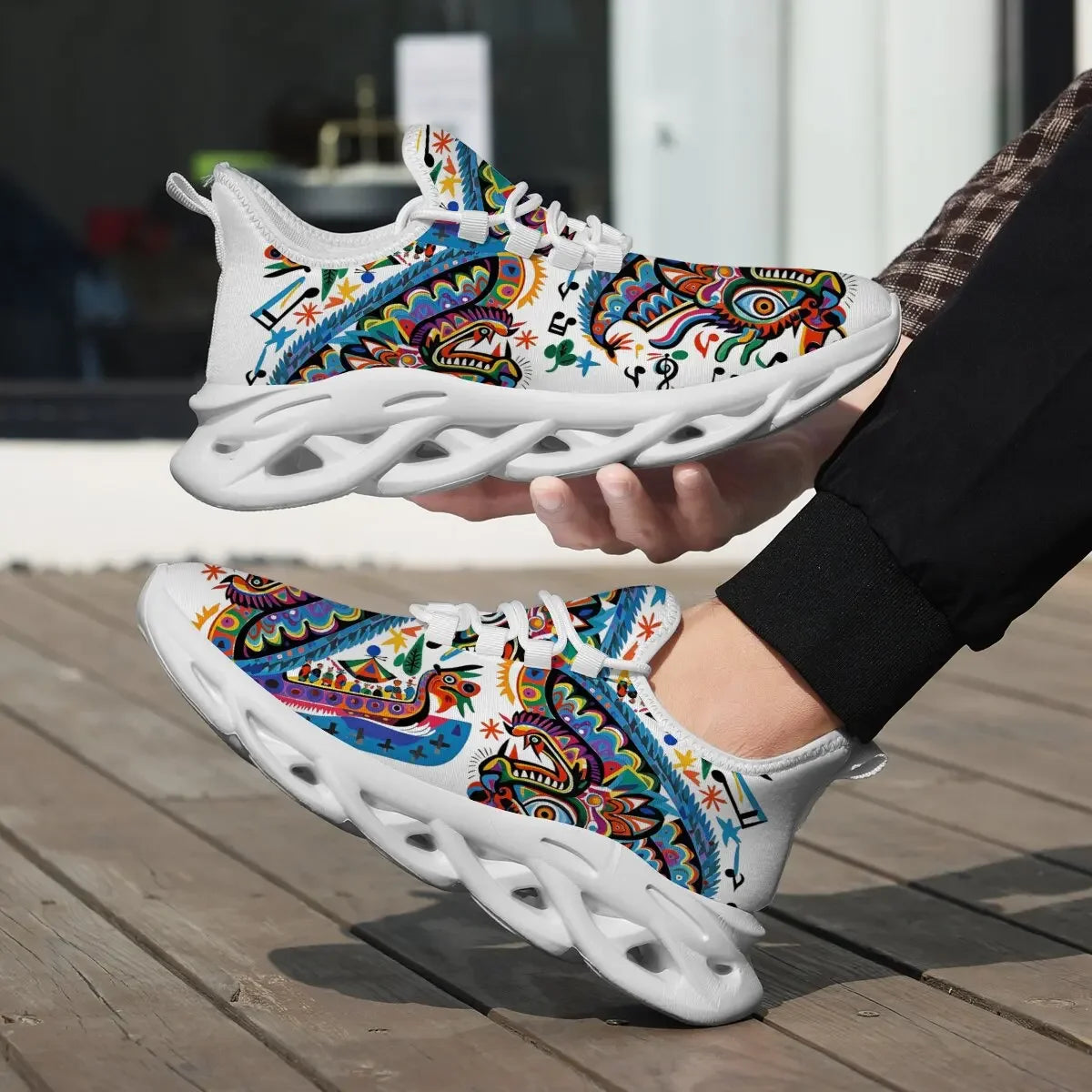 Women walking Tennis shoes