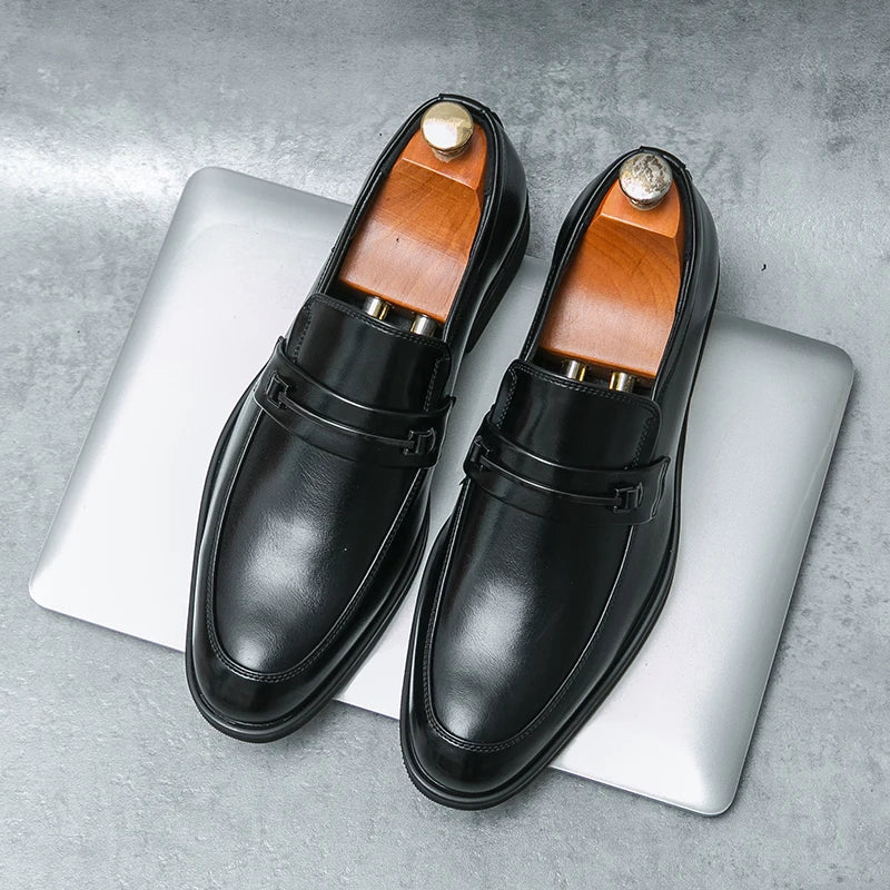 Men's Classic Leather Dress Shoes