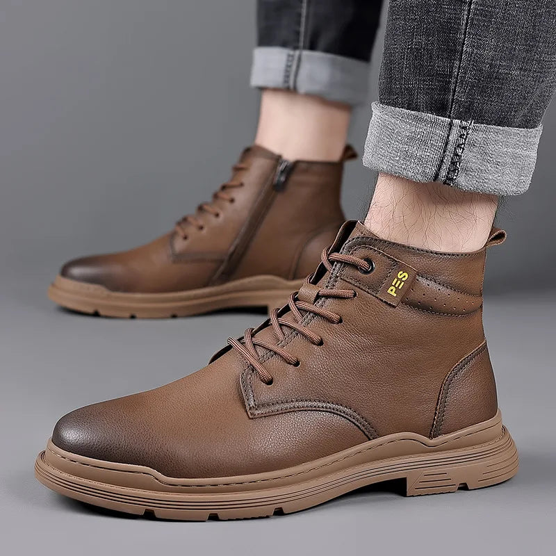 Men's Genuine Leather Boots