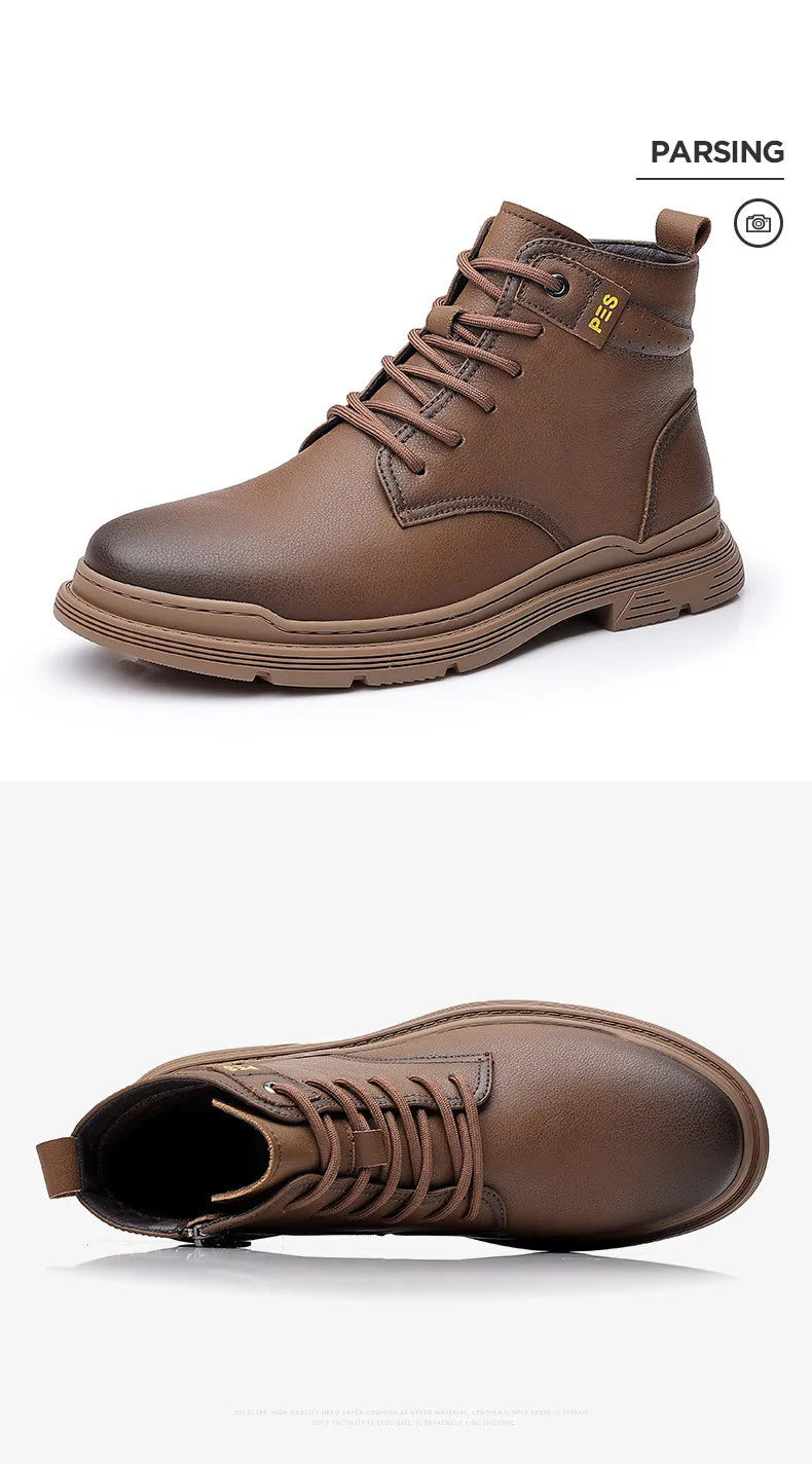 Men's Genuine Leather Boots