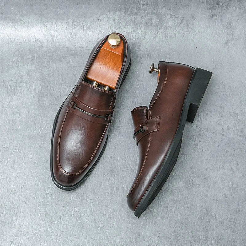 Men's Classic Leather Dress Shoes