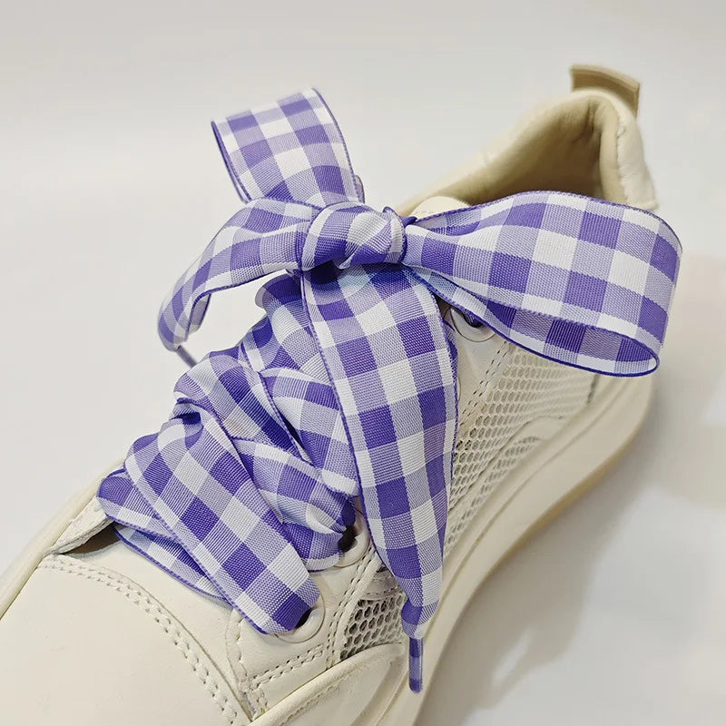 British Style Lattice Shoelaces for women