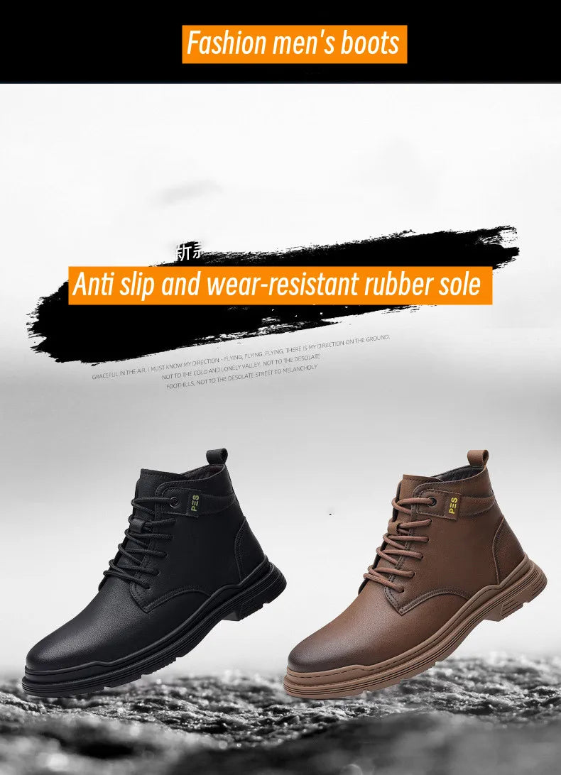 Men's Genuine Leather Boots