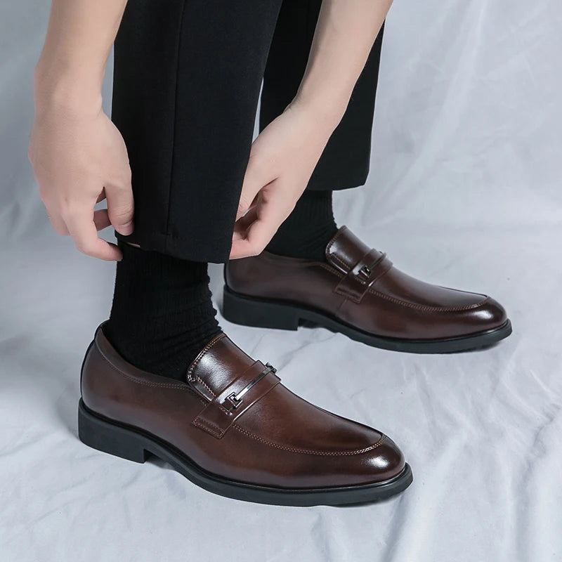 Men's Classic Leather Dress Shoes