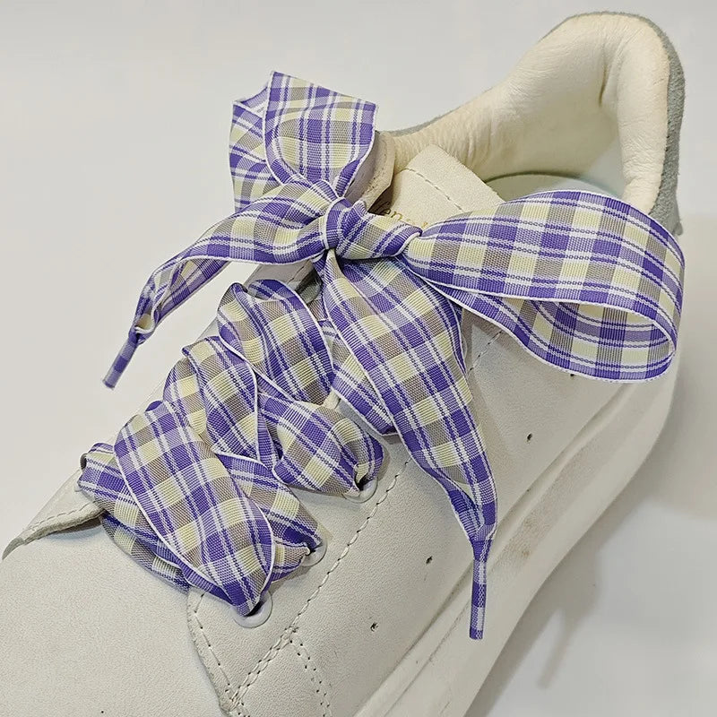 British Style Lattice Shoelaces for women