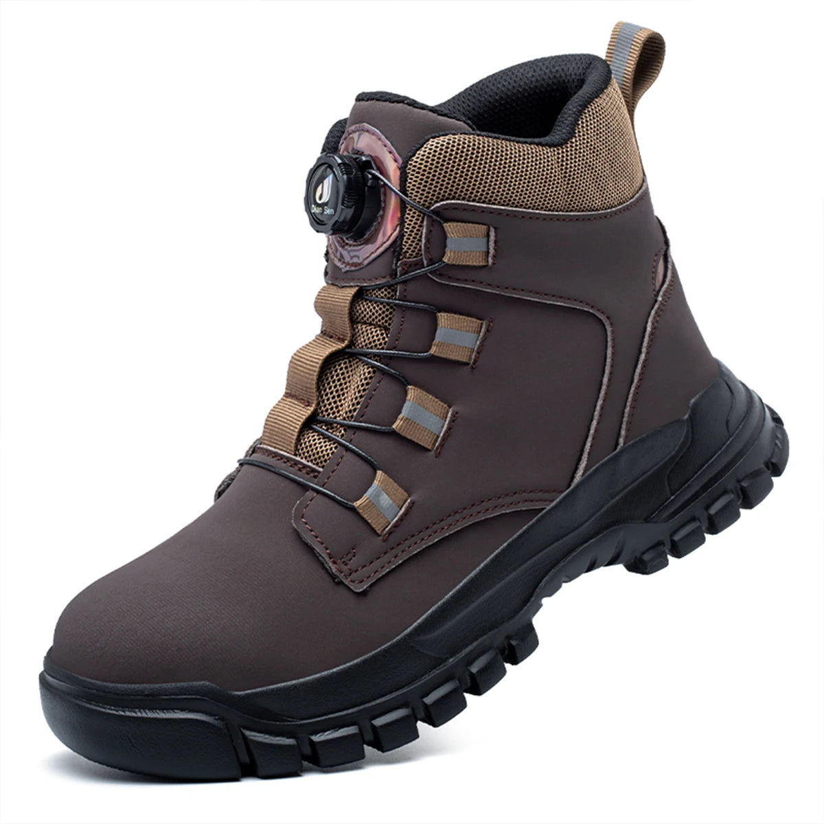 Men's Waterproof Steel Toe Safety Work Boots