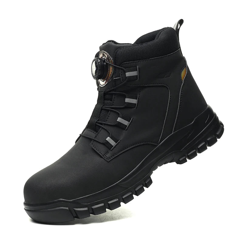Men's Waterproof Steel Toe Safety Work Boots