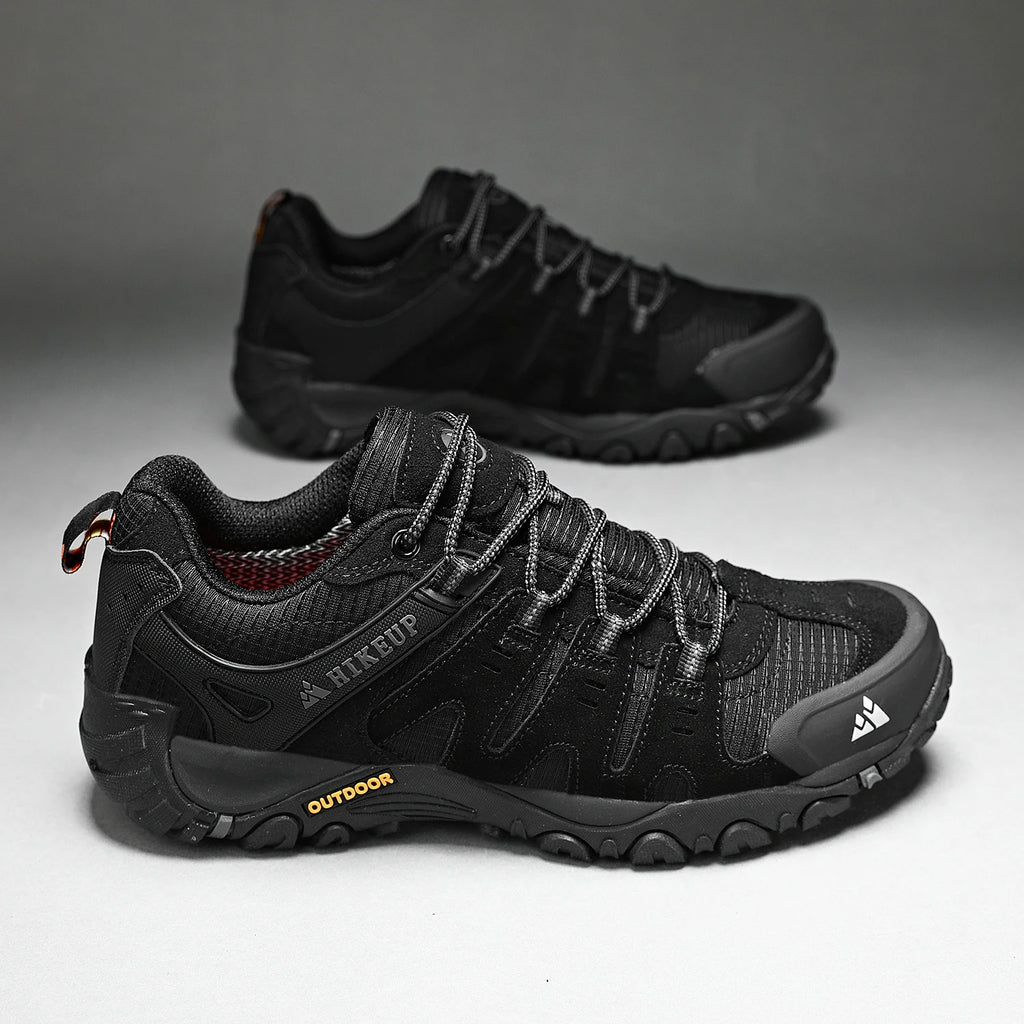 Men's Hiking Shoes Suede Leather Outdoor Shoes Wear-resistant Sneakers