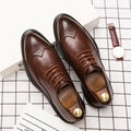 Classic Men's Leather Brogues Shoes