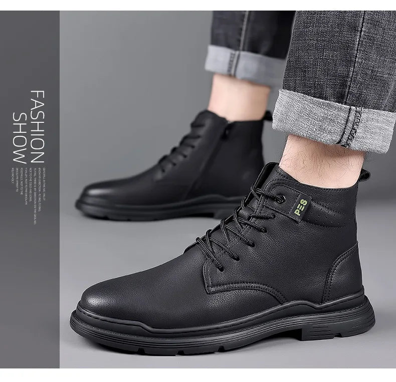 Men's Genuine Leather Boots