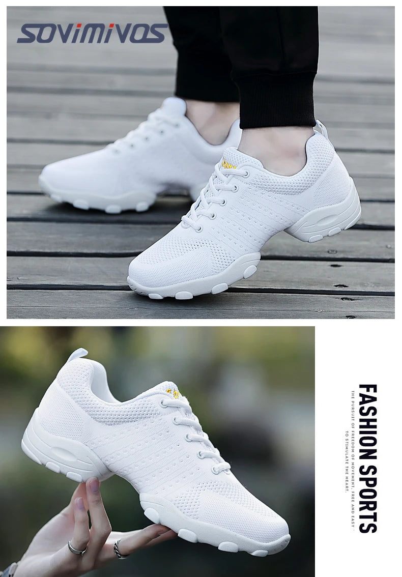 Dance Sneakers Jazz Shoes Modern Footwear for Men And Women