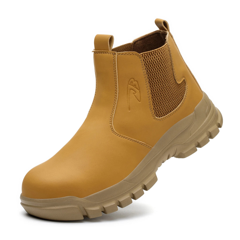 Men's Waterproof Steel Toe Safety Work Boots