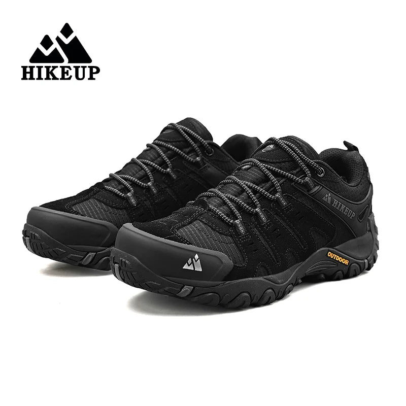 Men's Hiking Shoes Suede Leather Outdoor Shoes Wear-resistant Sneakers