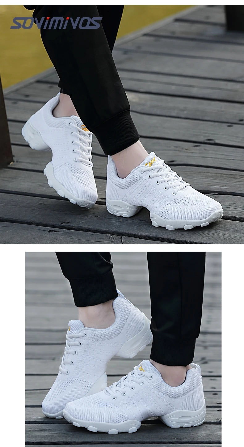 Dance Sneakers Jazz Shoes Modern Footwear for Men And Women