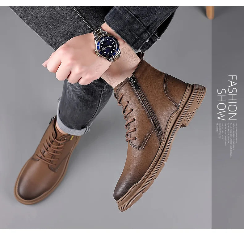 Men's Genuine Leather Boots