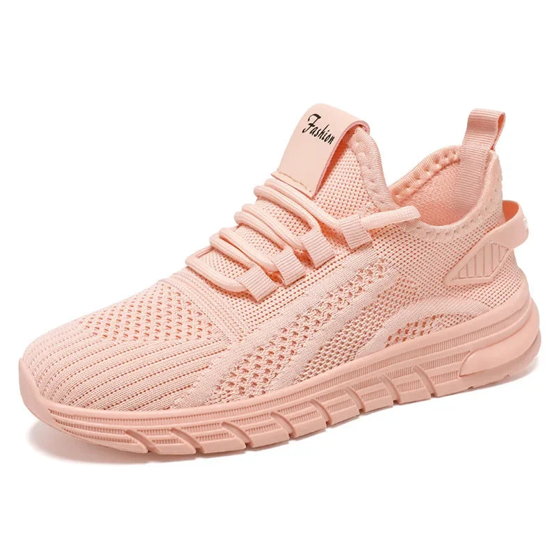 Women's Lightweight Breathable Running Sneakers - Comfortable Everyday Shoes