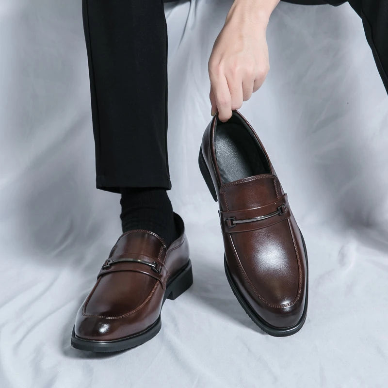 Men's Classic Leather Dress Shoes