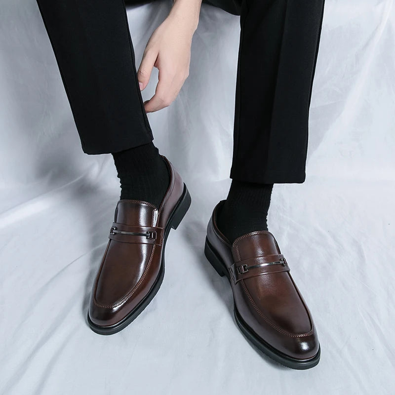Men's Classic Leather Dress Shoes
