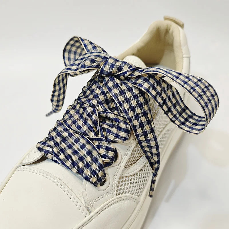 British Style Lattice Shoelaces for women