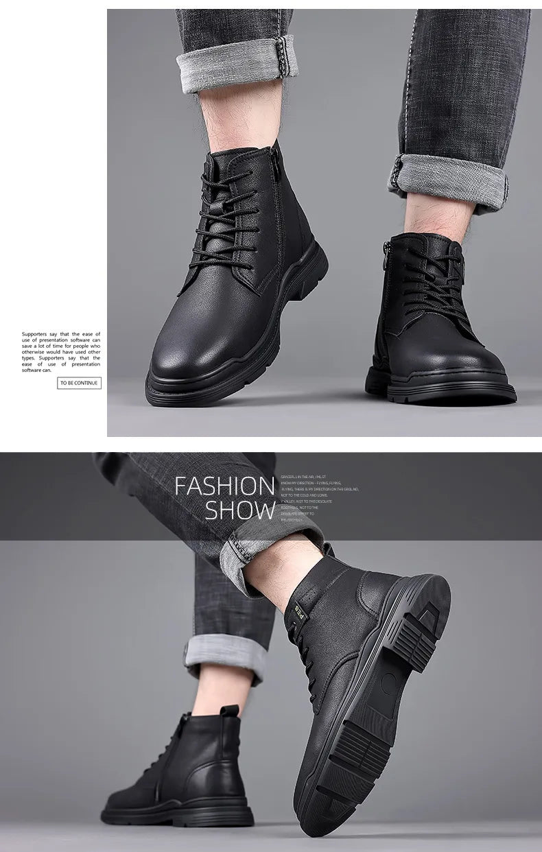 Men's Genuine Leather Boots