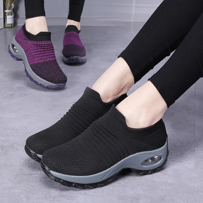 Women Sneakers Walking Mesh Shoes