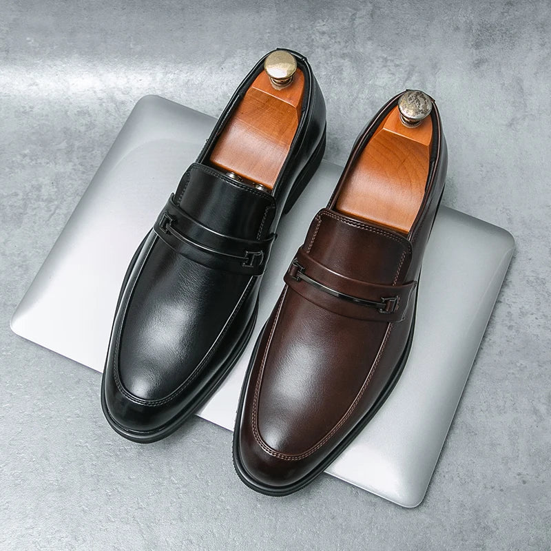 Men's Classic Leather Dress Shoes