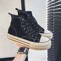Men's Urban High-Top Leather Sneakers