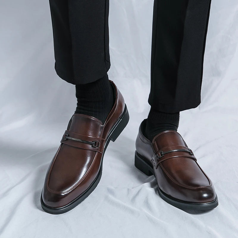 Men's Classic Leather Dress Shoes