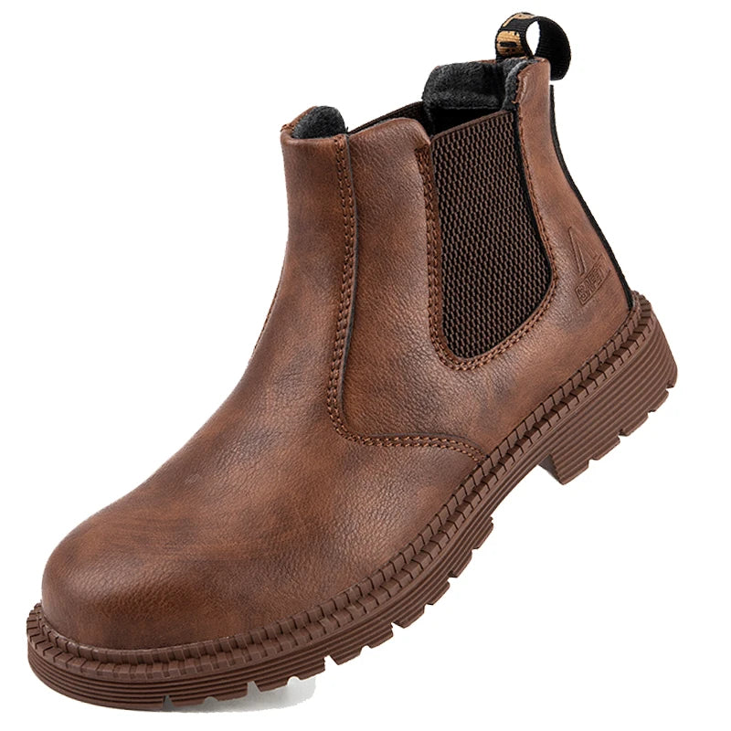 Men's Waterproof Steel Toe Safety Work Boots
