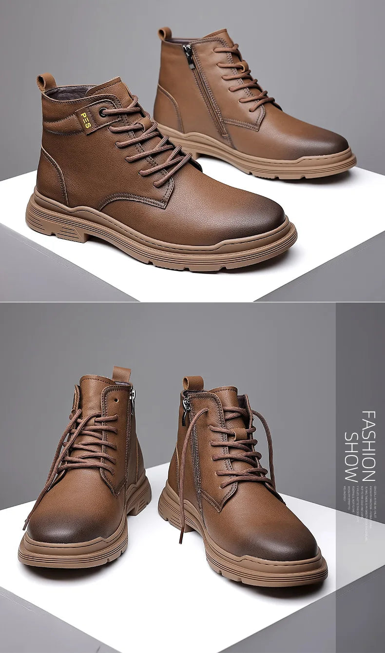 Men's Genuine Leather Boots