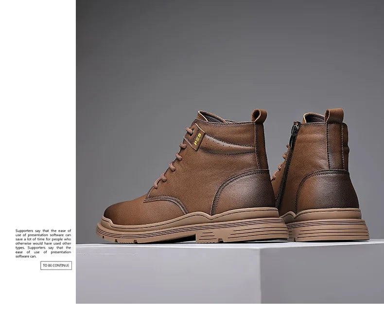Men's Genuine Leather Boots