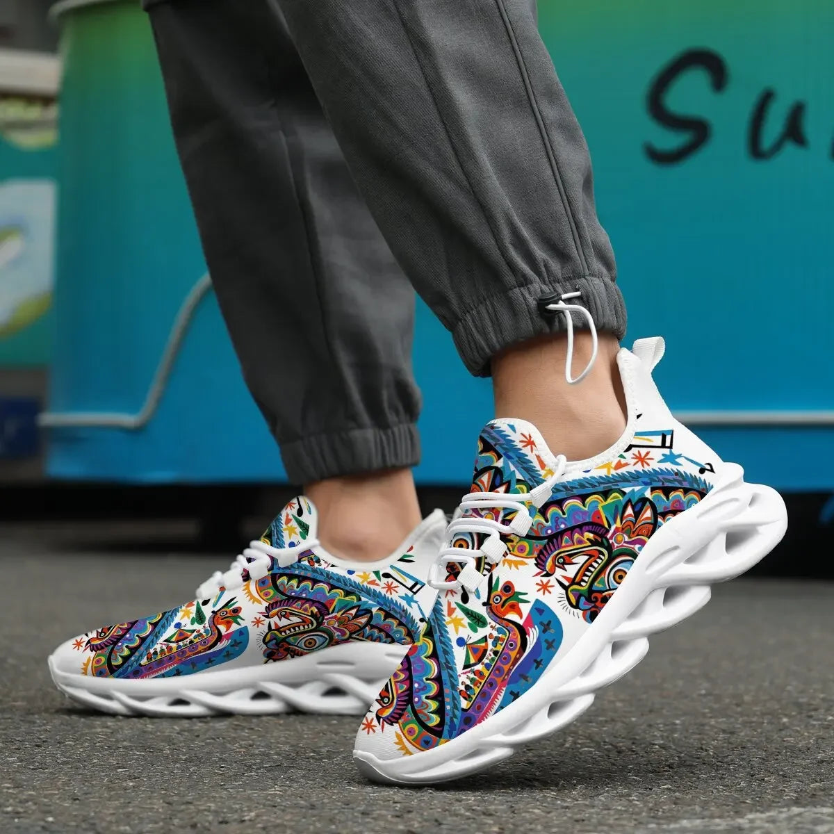 Women walking Tennis shoes